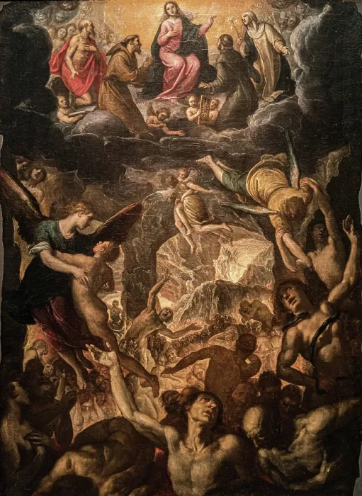 Framed Print : Purgatory, c1600-1610. Creator: Sorri, Pietro (1556-1622) Framed Print : Purgatory, c1600-1610. Creator: Sorri, Pietro (1556-1622)