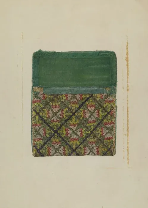 Framed Print : Purse, 1935 / 1942. Creator: Marion Gaylord Framed Print : Purse, 1935 / 1942. Creator: Marion Gaylord