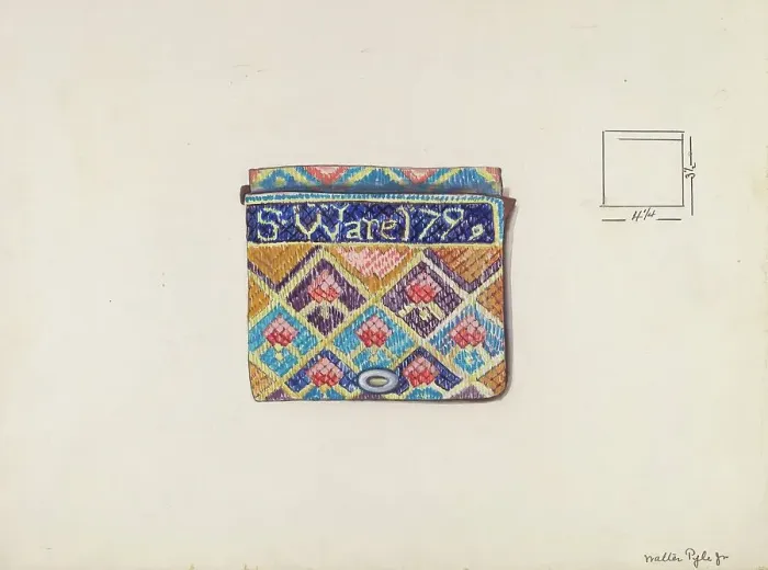 Framed Print : Purse, c. 1936. Creator: Walter Pyle Framed Print : Purse, c. 1936. Creator: Walter Pyle