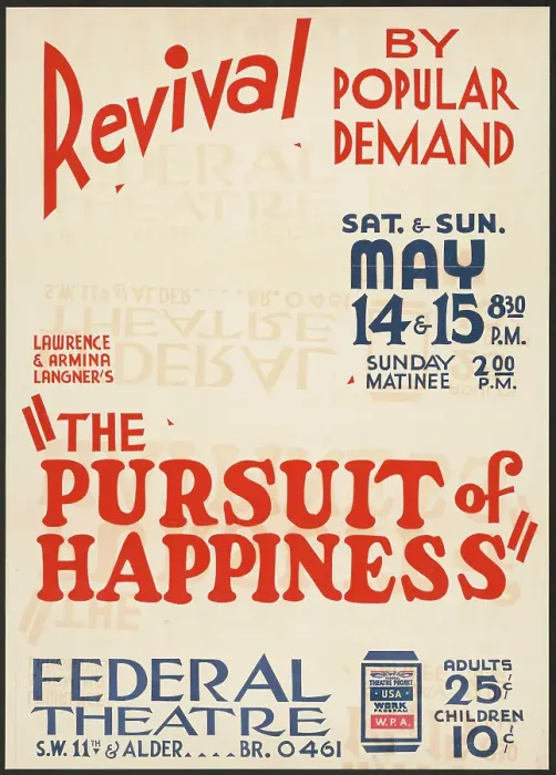 Framed Print : The Pursuit of Happiness, Denver, 1937. Creator: Unknown Framed Print : The Pursuit of Happiness, Denver, 1937. Creator: Unknown