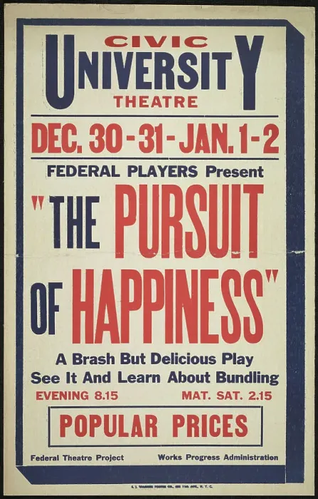 Framed Print : The Pursuit of Happiness, Syracuse, NY, 1936. Creator: Unknown Framed Print : The Pursuit of Happiness, Syracuse, NY, 1936. Creator: Unknown