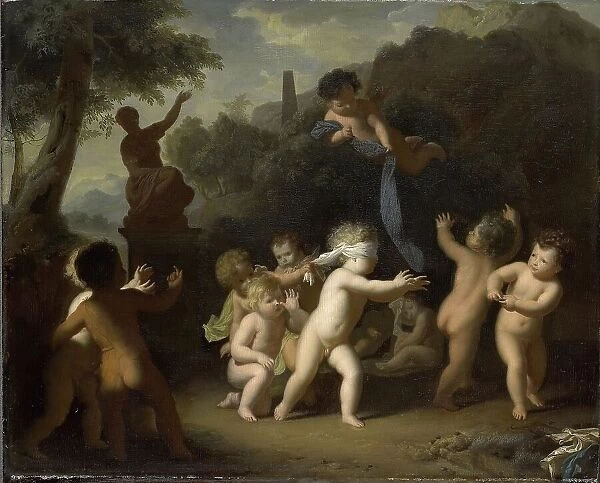Putti Playing, 1700-1720. Creator: Hendrik van Limborch