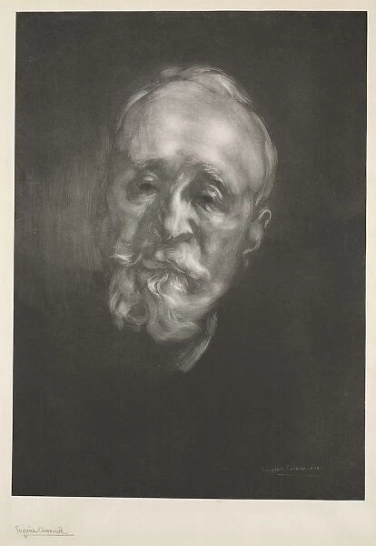 Puvis de Chavannes, 1897. Creator: Eugene Carriere (French, 1849-1906)