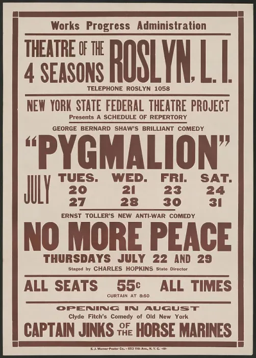 Framed Print : Pygmalion 1, Roslyn, NY, 1937. Creator: Unknown Framed Print : Pygmalion 1, Roslyn, NY, 1937. Creator: Unknown