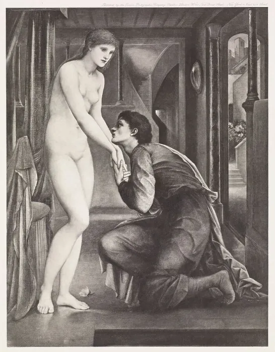 Framed Print : Pygmalion and the Image - The Soul Attains, c1870s, (1900). Creator: Unknown Framed Print : Pygmalion and the Image - The Soul Attains, c1870s, (1900). Creator: Unknown