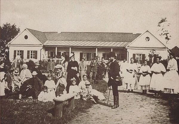 Pyotr Tchaikovsky (1840-1893) with the Davydov Family in the Kamenka Estate, 1875
