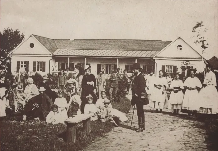 Framed Print : Pyotr Tchaikovsky (1840-1893) with the Davydov Family in the Kamenka Estate, 1875 Framed Print : Pyotr Tchaikovsky (1840-1893) with the Davydov Family in the Kamenka Estate, 1875