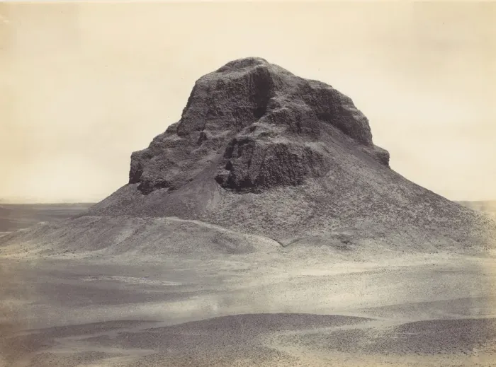 Framed Print : Pyramid at Dahshur, ca. 1857. Creator: Francis Frith Framed Print : Pyramid at Dahshur, ca. 1857. Creator: Francis Frith