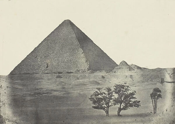 Pyramide de Cheops, Egypte Moyenne, 1849  /  51, printed 1852. Creator: AimeRochas
