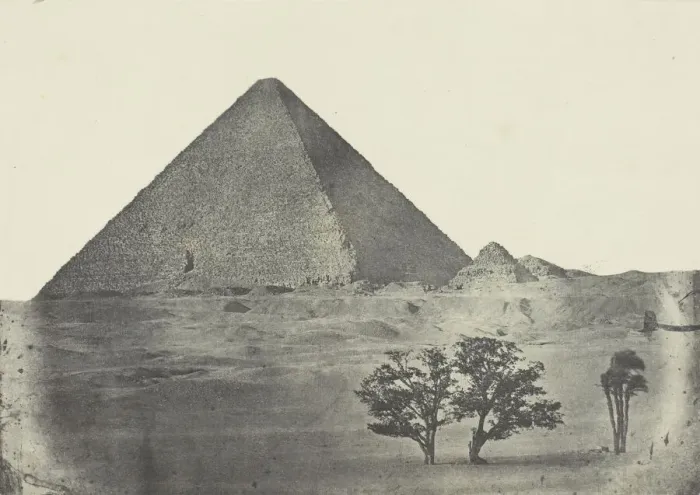 Framed Print : Pyramide de Cheops, Egypte Moyenne, 1849 / 51, printed 1852. Creator: AimeRochas Framed Print : Pyramide de Cheops, Egypte Moyenne, 1849 / 51, printed 1852. Creator: AimeRochas