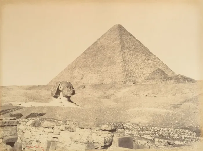 Framed Print : Pyramides de Gizeh, 1865-69. Creator: Gustave Le Gray Framed Print : Pyramides de Gizeh, 1865-69. Creator: Gustave Le Gray