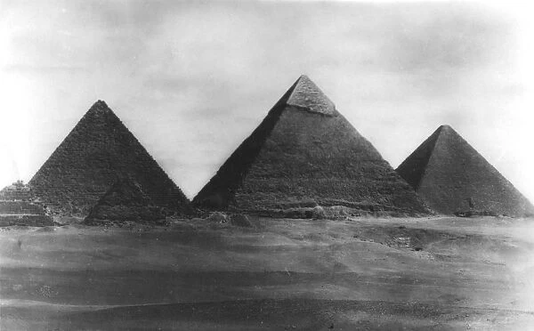 The Pyramids at Giza, Egypt, 1949