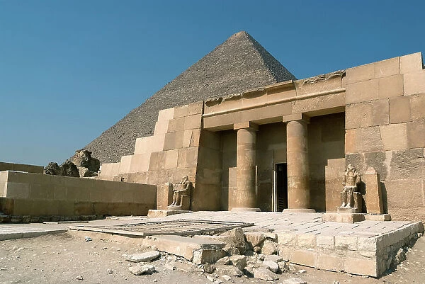 Pyramids, Giza, Egypt, 2007. Creator: Ethel Davies