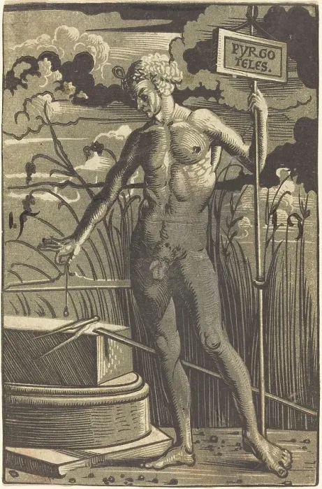 Framed Print : Pyrgoteles. Creator: Hans Wechtlin the Elder Framed Print : Pyrgoteles. Creator: Hans Wechtlin the Elder
