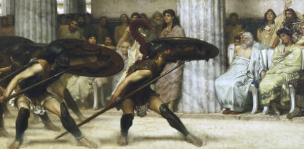 The Pyrrhic Dance, 1869. Artist