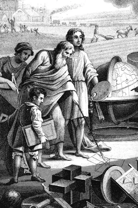Framed Print : Pythagoras, Ancient Greek mathematician and philosopher, 6th century BC (1833) Framed Print : Pythagoras, Ancient Greek mathematician and philosopher, 6th century BC (1833)