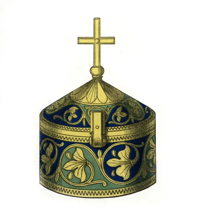 Framed Print : Pyx, 12th century, (1843). Artist: Henry Shaw Framed Print : Pyx, 12th century, (1843). Artist: Henry Shaw