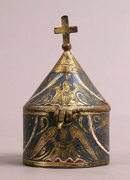 Pyx, French, 13th century. Creator: Unknown