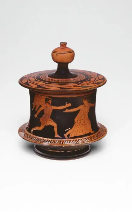 Framed Print : Pyxis (Container for Personal Objects), 450-440 BCE. Creator: Euaion Painter Framed Print : Pyxis (Container for Personal Objects), 450-440 BCE. Creator: Euaion Painter