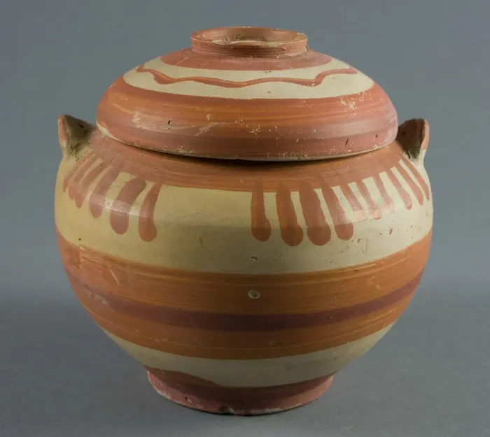Framed Print : Pyxis (Container for Personal Objects), 7th-6th century BCE. Creator: Unknown Framed Print : Pyxis (Container for Personal Objects), 7th-6th century BCE. Creator: Unknown
