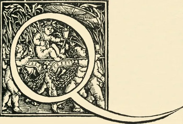 Framed Print : Q - An Alphabet by Hans Weiditz, c1520-1521, (1908). Creator: Hans Weiditz Framed Print : Q - An Alphabet by Hans Weiditz, c1520-1521, (1908). Creator: Hans Weiditz