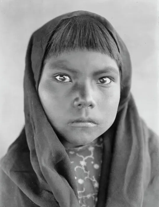 Framed Print : Qahatika child, c1907. Creator: Edward Sheriff Curtis Framed Print : Qahatika child, c1907. Creator: Edward Sheriff Curtis