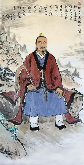 Framed Print : Qiu Chuji (1148-1227). Creator: Anonymous Framed Print : Qiu Chuji (1148-1227). Creator: Anonymous