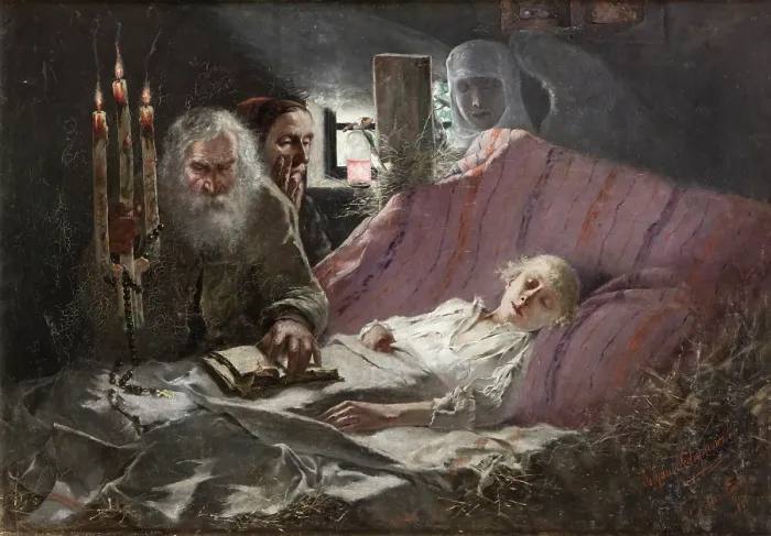 Framed Print : Quack Doctor, 1895. Creator: Lucjan Wedrychowski Framed Print : Quack Doctor, 1895. Creator: Lucjan Wedrychowski