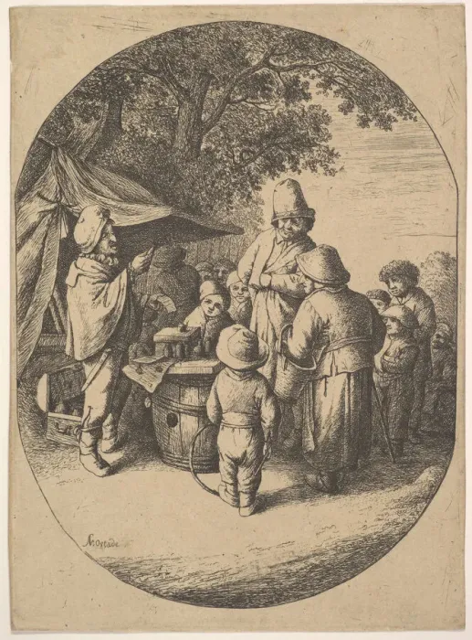 Framed Print : The Quacksalver (copy). n. d. Creator: Unknown Framed Print : The Quacksalver (copy). n. d. Creator: Unknown