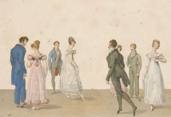 Framed Print : The Quadrille: L Ete (Summer), 1820s Framed Print : The Quadrille: L Ete (Summer), 1820s