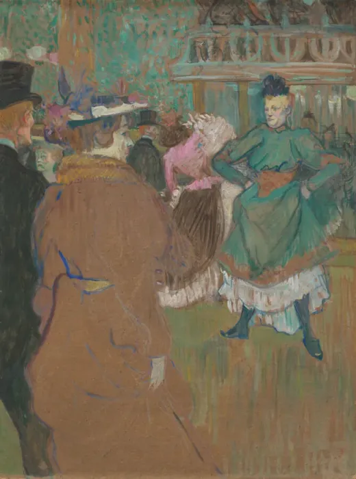 Framed Print : Quadrille at the Moulin Rouge, 1892. Creator: Henri de Toulouse-Lautrec Framed Print : Quadrille at the Moulin Rouge, 1892. Creator: Henri de Toulouse-Lautrec