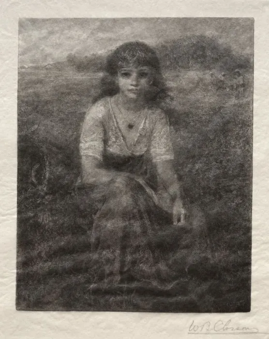 Framed Print : The Quadroon Girl, 1887. Creator: William Baxter Palmer Closson (American, 1848-1926) Framed Print : The Quadroon Girl, 1887. Creator: William Baxter Palmer Closson (American, 1848-1926)