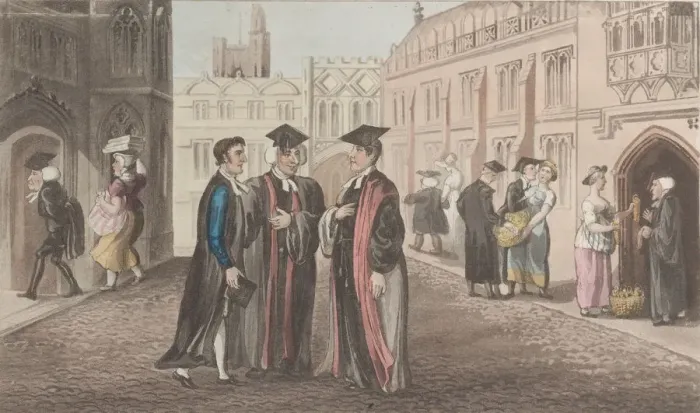 Framed Print : Quae Genus at Oxford, from The History of Johnny Quae Genus, The Little Found Framed Print : Quae Genus at Oxford, from The History of Johnny Quae Genus, The Little Found