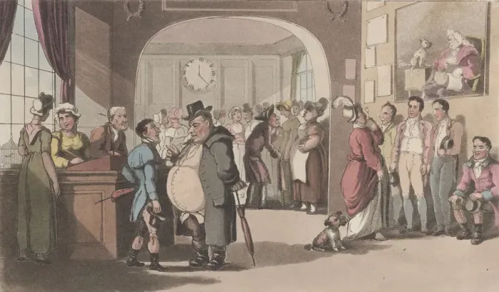 Framed Print : Quae Genus in Search of Service, from The History of Johnny Quae Genus, The Lit Framed Print : Quae Genus in Search of Service, from The History of Johnny Quae Genus, The Lit