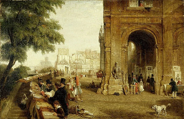 Quai de Conti, in 1846, 1846. Creator: William Parrott
