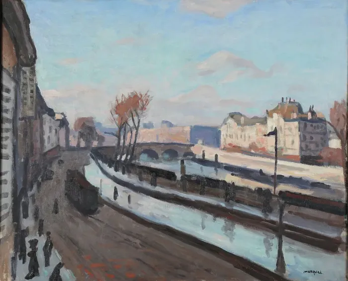 Framed Print : Quai des Grands Augustins, c. 1905. Creator: Marquet, Pierre-Albert (1875-1947) Framed Print : Quai des Grands Augustins, c. 1905. Creator: Marquet, Pierre-Albert (1875-1947)