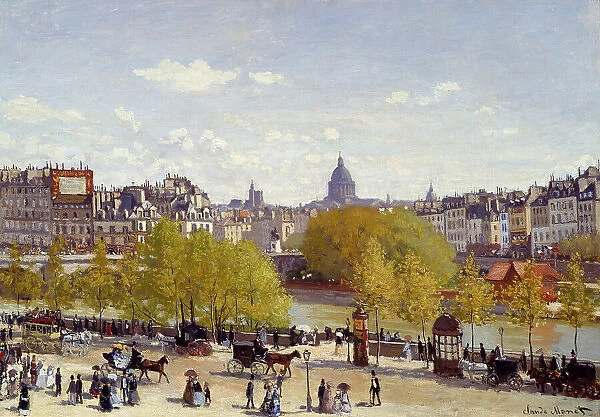 Quai du Louvre, ca 1867. Creator: Monet, Claude (1840-1926)