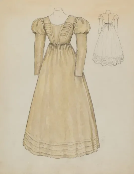 Framed Print : Quaker Dress, c. 1936. Creator: Margaret Concha Framed Print : Quaker Dress, c. 1936. Creator: Margaret Concha
