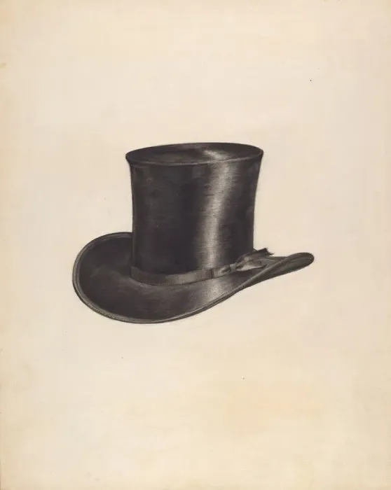 Framed Print : Quaker Mans Hat, c. 1938. Creator: Henry De Wolfe Framed Print : Quaker Mans Hat, c. 1938. Creator: Henry De Wolfe