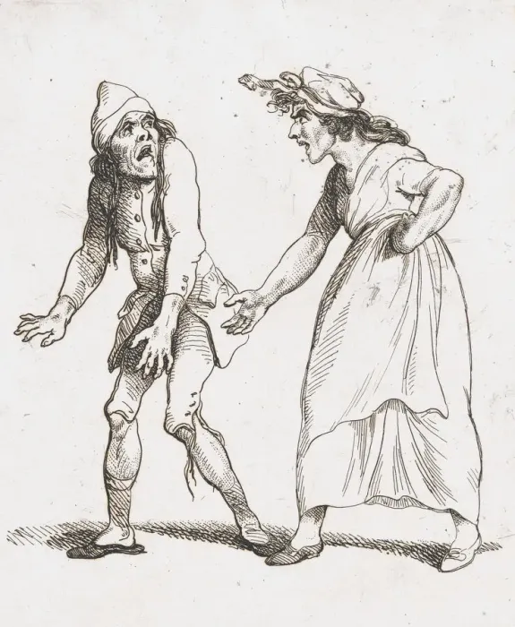 Framed Print : Quarrelsome Lovers, January 2, 1797. January 2, 1797. Creator: Thomas Rowlandson Framed Print : Quarrelsome Lovers, January 2, 1797. January 2, 1797. Creator: Thomas Rowlandson