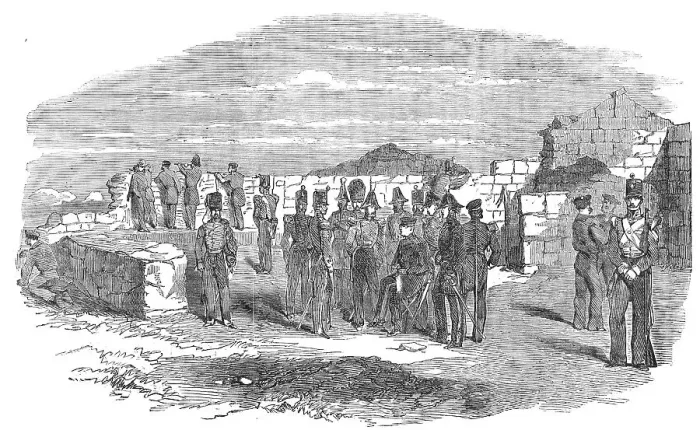 Framed Print : The Quarries Field, Head-Quarters of Lord Raglan, off Sebastopol, 1854. Creator: Unknown Framed Print : The Quarries Field, Head-Quarters of Lord Raglan, off Sebastopol, 1854. Creator: Unknown