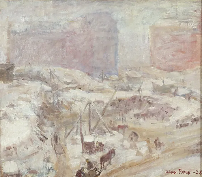 Framed Print : Quarrying in Töölö, 1926. Creator: Alex Rapp Framed Print : Quarrying in Töölö, 1926. Creator: Alex Rapp