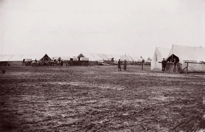 Framed Print : Quartermaster and Ambulance Camp, 6th Corps, Brandy Station, Virginia, 1861-65 Framed Print : Quartermaster and Ambulance Camp, 6th Corps, Brandy Station, Virginia, 1861-65