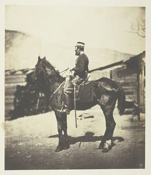 Quartermaster Hill, 4th Lt. Dragoons. The Horse taken immediately after the winter season