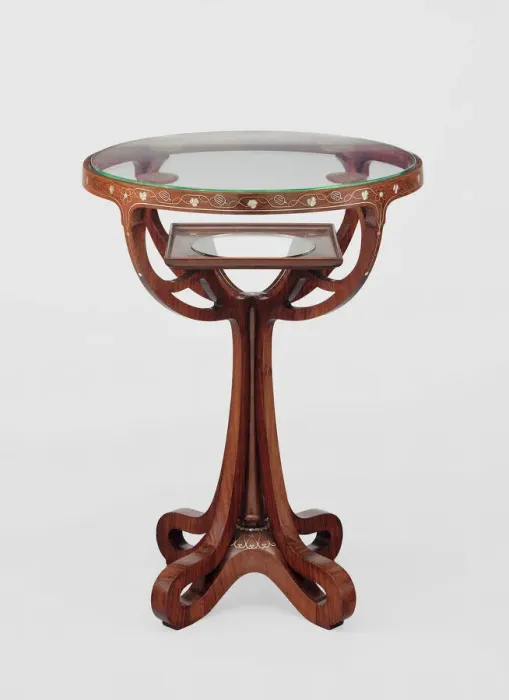 Framed Print : Quatrefoil Table, Italy, c. 1900. Creator: Eugenio Quarti Framed Print : Quatrefoil Table, Italy, c. 1900. Creator: Eugenio Quarti