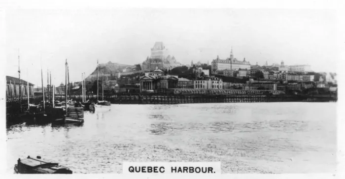 Framed Print : Quebec Harbour, Canada, c1920s Framed Print : Quebec Harbour, Canada, c1920s