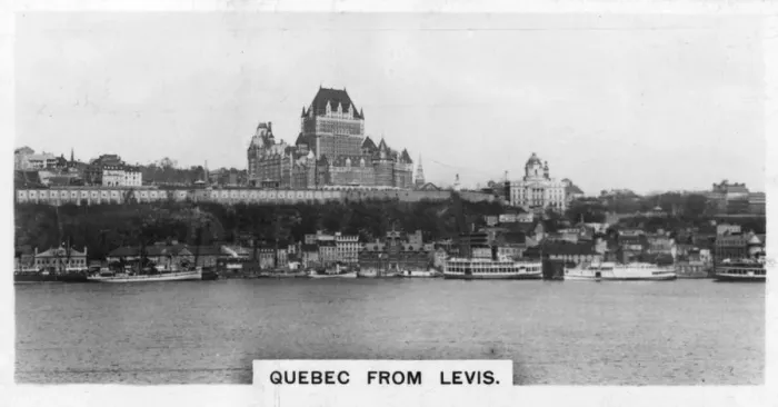 Framed Print : Quebec from Levis, Canada, c1920s Framed Print : Quebec from Levis, Canada, c1920s
