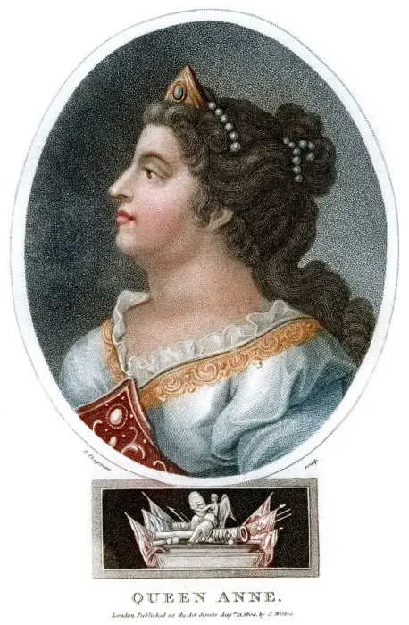 Framed Print : Queen Anne (1665-1714), 1804. Artist: J Chapman Framed Print : Queen Anne (1665-1714), 1804. Artist: J Chapman