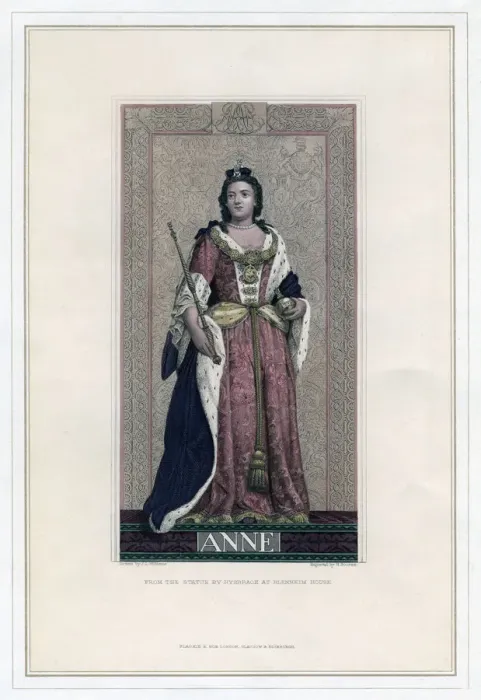 Framed Print : Queen Anne, (19th century). Artist: H Bourne Framed Print : Queen Anne, (19th century). Artist: H Bourne