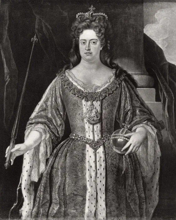 Framed Print : Queen Anne, c1702 (1906) Framed Print : Queen Anne, c1702 (1906)